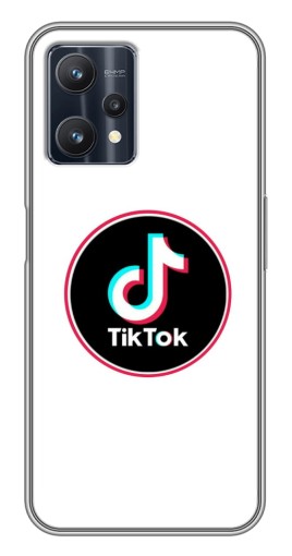 Чехол с принтом "Лого Тик Ток" для Realme 9 Pro