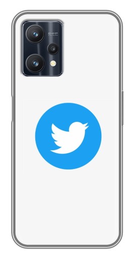 Чехол с картинкой "Лого Твиттера" для Realme 9 Pro
