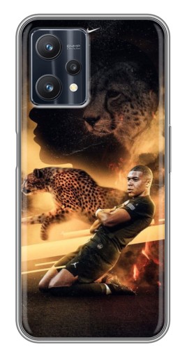 Чехол с картинкой "Мбаппе пантера" для Realme 9 Pro
