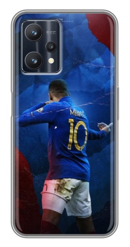 Силиконовый чехол с изображением "Мбаппе в Франции" для Realme 9 Pro
