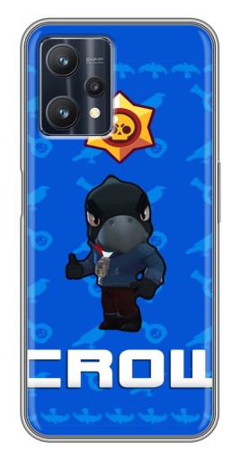 Чехол с картинкой "Медаль Crow" для Realme 9 Pro