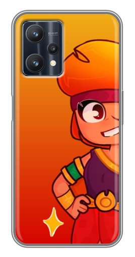 Силиконовый чехол с изображением "Мультяшная Амбер" для Realme 9 Pro