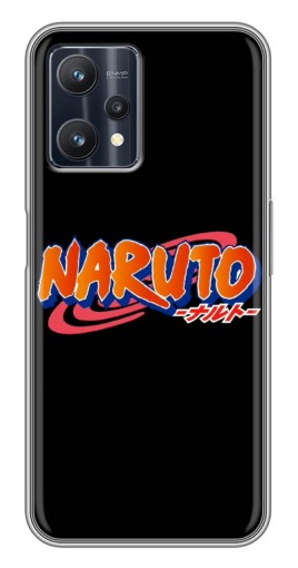 Чехол с печатью "Надпись Naruto" для Realme 9 Pro