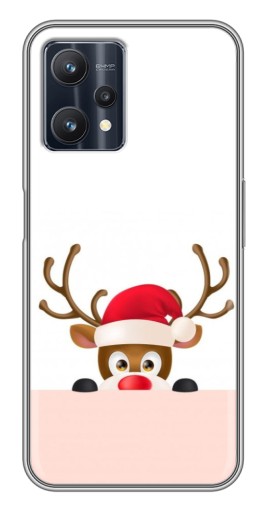 Чехол с печатью "Олень в шапке" для Realme 9 Pro