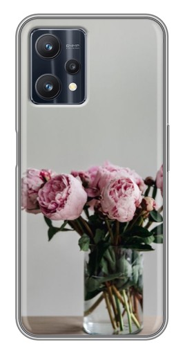 Чехол с принтом "Пионы в вазе" для Realme 9 Pro