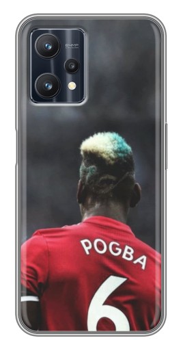 Силиконовый чехол с изображением "Pogba 6" для Realme 9 Pro