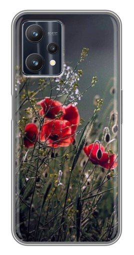 Силиконовый чехол с изображением "Поле цветов" для Realme 9 Pro
