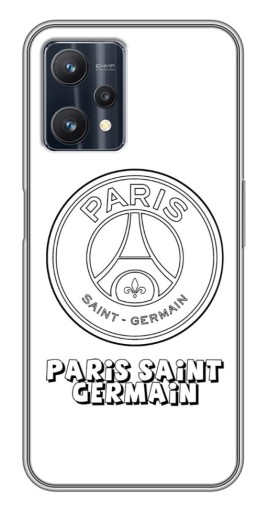 Силиконовый чехол с изображением "PSG логотип" для Realme 9 Pro