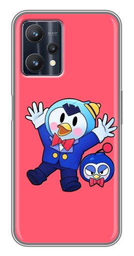 Чехол с печатью "Радостный пингвин" для Realme 9 Pro