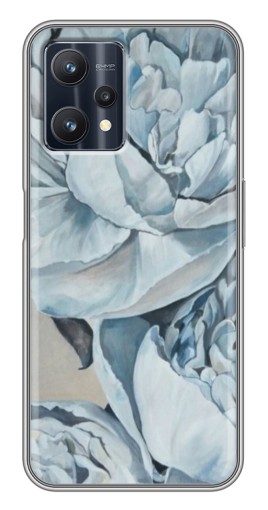 Чехол с картинкой "Рисунок пионы" для Realme 9 Pro
