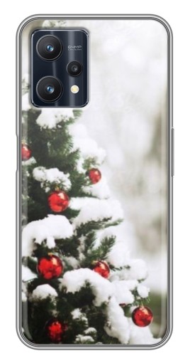 Силиконовый чехол с изображением "Рождественская елка" для Realme 9 Pro