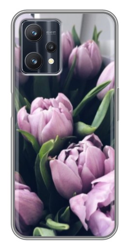 Чехол с принтом "Сиреневые тюльпаны" для Realme 9 Pro