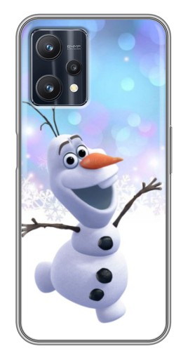Чехол с картинкой "Снеговик Олаф" для Realme 9 Pro