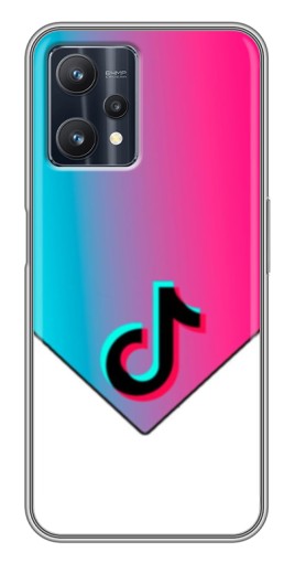 Силиконовый чехол с изображением "Tiktok Logo" для Realme 9 Pro