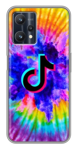 Чехол с картинкой "TikTok в красках" для Realme 9 Pro