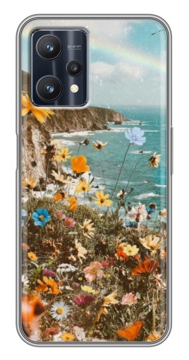 Чехол с печатью "Яркие полевые цветы" для Realme 9 Pro