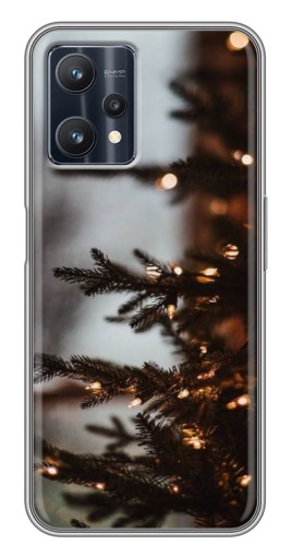 Чехол с печатью "Елка с гирляндой" для Realme 9 Pro