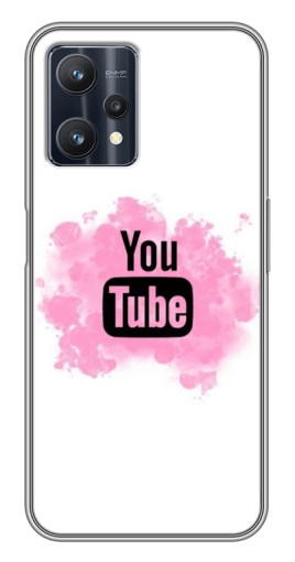 Силиконовый чехол с изображением "Ютуб в дыму" для Realme 9 Pro