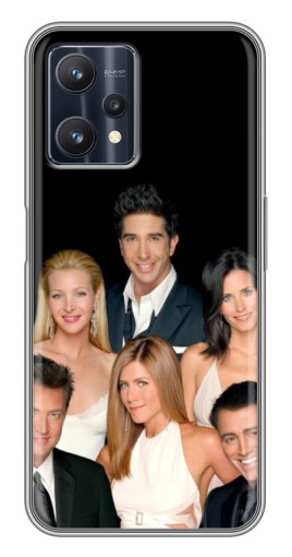 Чехол с печатью "Фото Друзья" для Realme 9 Pro Plus