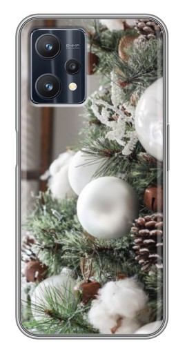 Чехол с принтом "Игрушки на елке" для Realme 9 Pro Plus