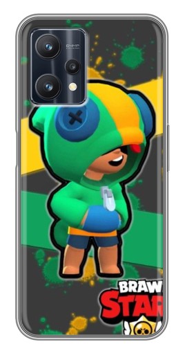 Силиконовый чехол с изображением "Leon Brawl Stars" для Realme 9 Pro Plus
