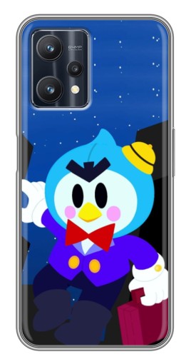 Чехол с картинкой "Мистер Пи с чемоданчиком" для Realme 9 Pro Plus