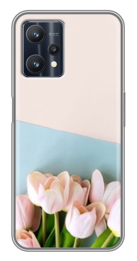 Силиконовый чехол с изображением "Нежные тюльпаны" для Realme 9 Pro Plus