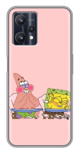 Силиконовый чехол с изображением "За партой" для Realme 9 Pro Plus