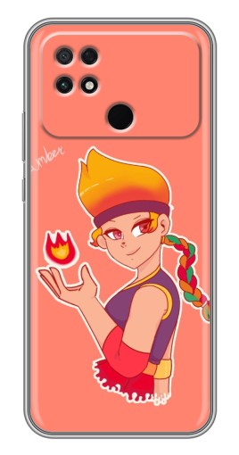 Чехол с принтом "Amber с огоньком" для Xiaomi POCO C40