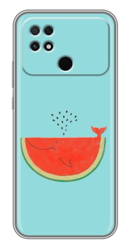 Чехол с принтом "Арбуз кит" для Xiaomi POCO C40