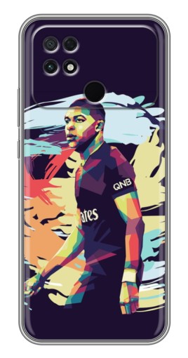 Силиконовый чехол с изображением "ART Mbappe" для Xiaomi POCO C40