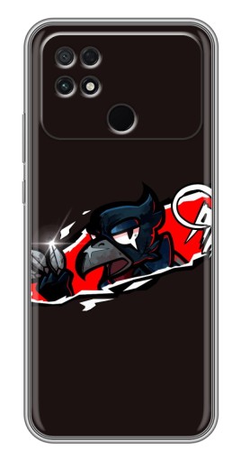 Чехол с картинкой "Ассасин Ворон" для Xiaomi POCO C40