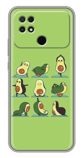 Чехол с принтом "Авокадо Йога" для Xiaomi POCO C40