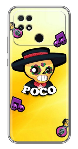Чехол с принтом "Боец Поко" для Xiaomi POCO C40