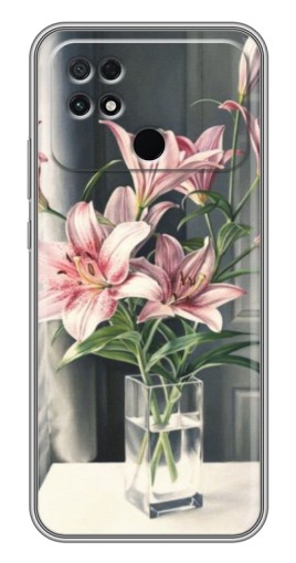 Чехол с принтом "Букет лилии" для Xiaomi POCO C40