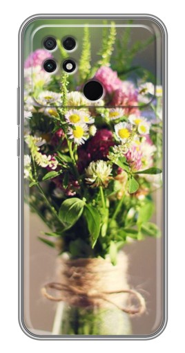 Силиконовый чехол с изображением "Букет полевых цветов" для Xiaomi POCO C40