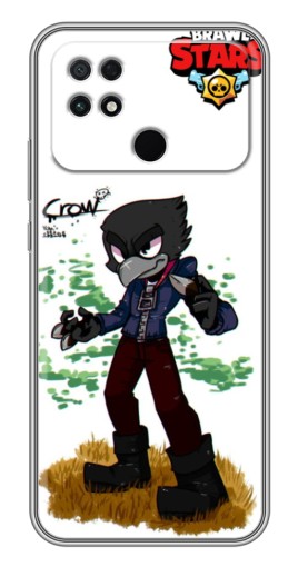 Чехол с печатью "Crow" для Xiaomi POCO C40