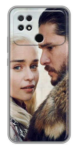 Чехол с печатью "Дейнерис и Сноу" для Xiaomi POCO C40