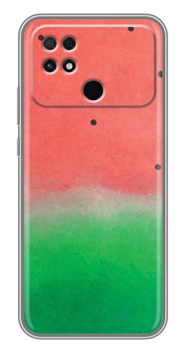 Чехол с картинкой "Дизайн арбуза" для Xiaomi POCO C40