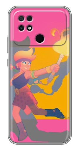 Силиконовый чехол с изображением "Эмбер бравл старс" для Xiaomi POCO C40