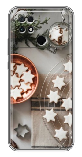 Чехол с картинкой "Имбирные звездочки" для Xiaomi POCO C40
