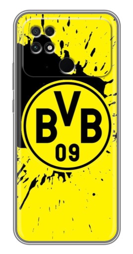 Чехол с картинкой "Красочный лого BVB" для Xiaomi POCO C40