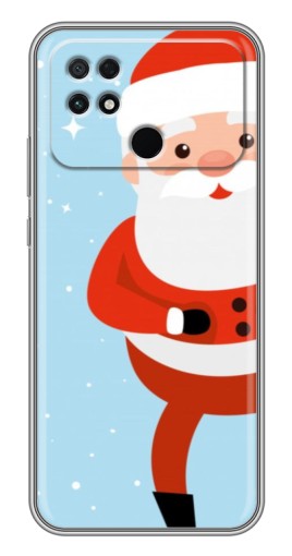 Чехол с печатью "Крутой Дед Мороз" для Xiaomi POCO C40