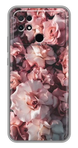 Чехол с картинкой "Куст роз" для Xiaomi POCO C40