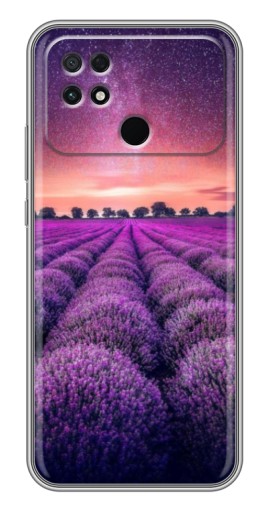 Чехол с принтом "Лавандовое поле" для Xiaomi POCO C40