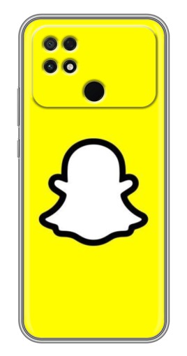 Чехол с картинкой "Лого Snapchat" для Xiaomi POCO C40