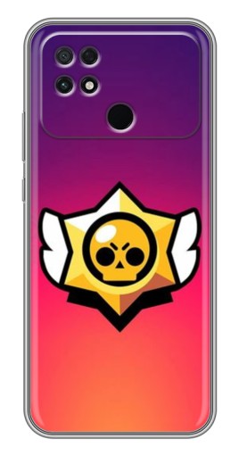 Чехол с принтом "Логотип Brawl Stars" для Xiaomi POCO C40