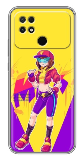 Силиконовый чехол с изображением "Макс Бравл Старс" для Xiaomi POCO C40