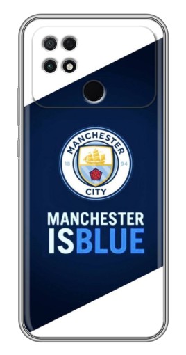 Чехол с картинкой "Manchester is Blue" для Xiaomi POCO C40