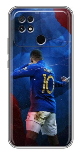 Чехол с принтом "Мбаппе в Франции" для Xiaomi POCO C40